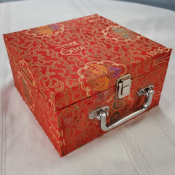 Genuine Jade Display Plate Bamboo Print With Floral Oriental Vase Stand - Picture 5 of 13